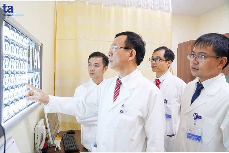 Ảnh chụp kết quả xét nghiệm hỗ trợ chẩn đoán bệnh lý phổi