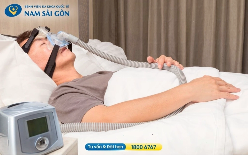Ảnh máy CPAP dùng trong điều trị