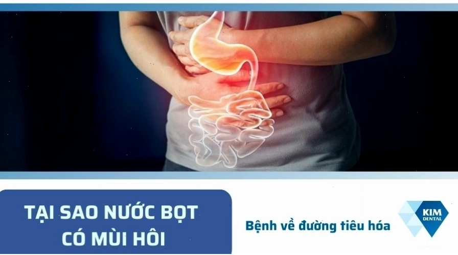 Ảnh minh họa các vấn đề tiêu hóa ảnh hưởng đến mùi vị nước bọt