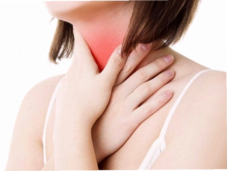 Ảnh minh họa người bệnh có cảm giác nghẹn ở cổ họng khó thở và khó nuốt