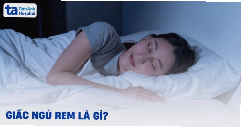 Ảnh mô phỏng chu kỳ giấc ngủ mắt chuyển động nhanh REM