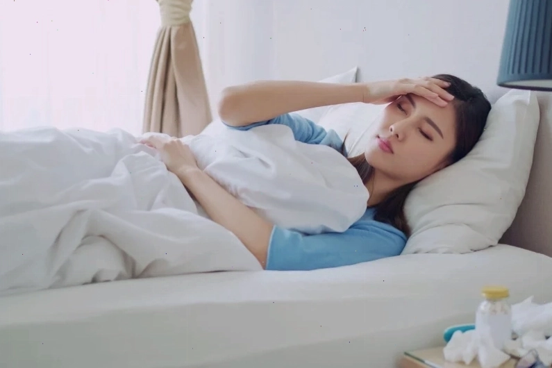 Ảnh mô phỏng cơ thể phản ứng với tác nhân gây sốt