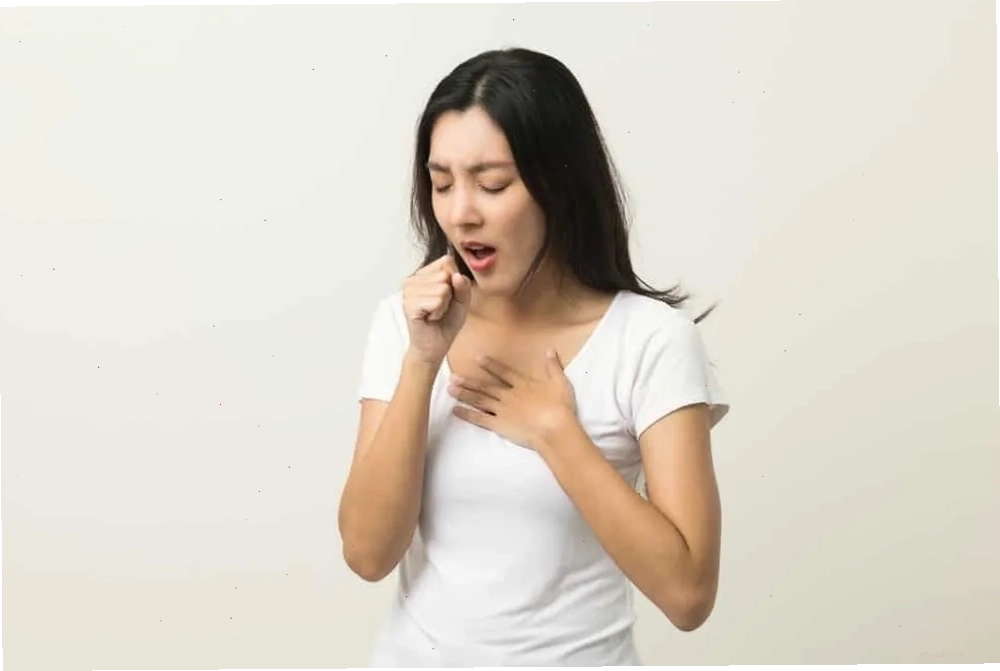 Ảnh mô phỏng tình trạng tằng hắng liên tục