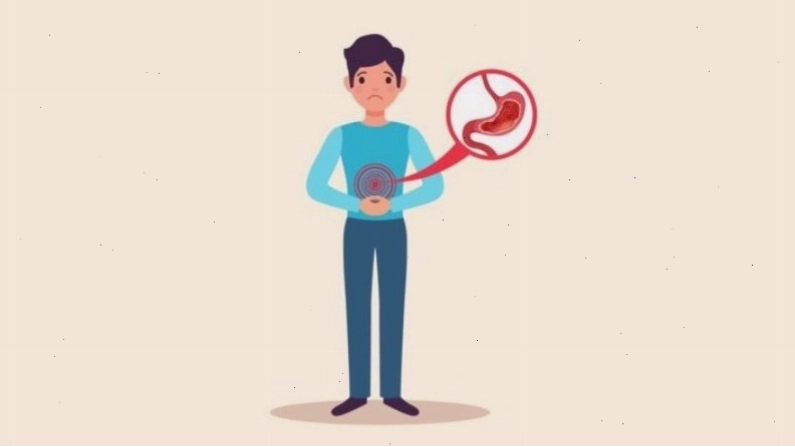 Ảnh mô phỏng xuất huyết tiêu hóa trên