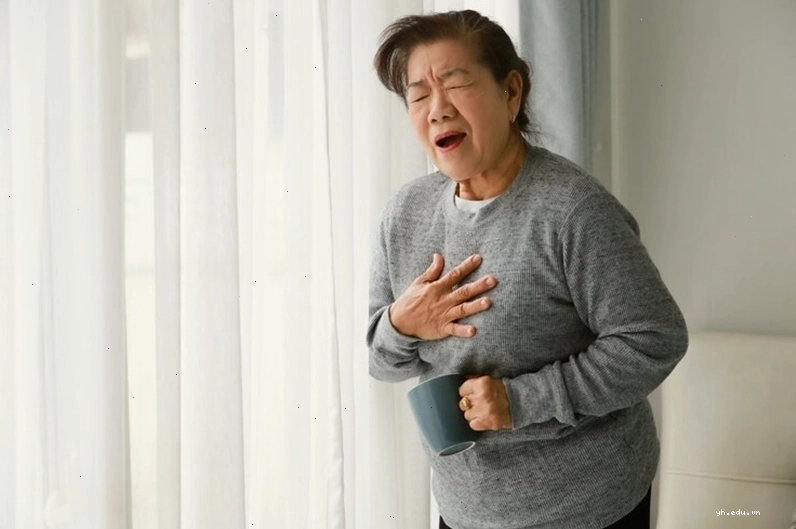 Ảnh mô tả rối loạn thần kinh thực vật gây khó thở