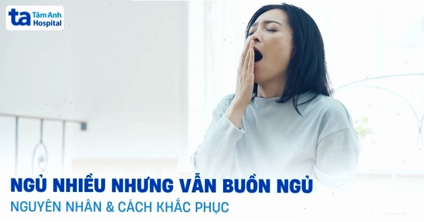 Ảnh mô tả tình trạng buồn ngủ dù đã ngủ nhiều