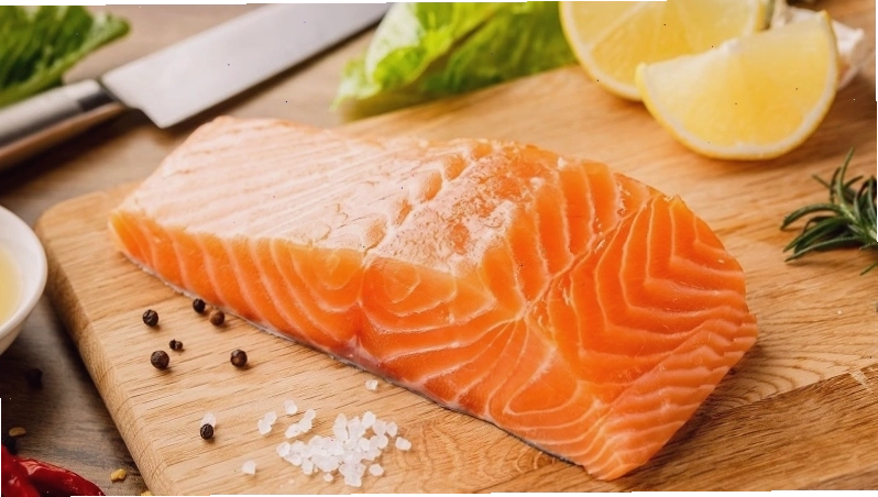 Cá hồi chứa nhiều sắt