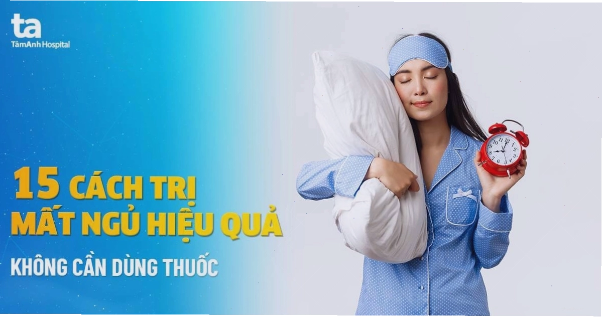 Cách trị mất ngủ tại nhà hiệu quả