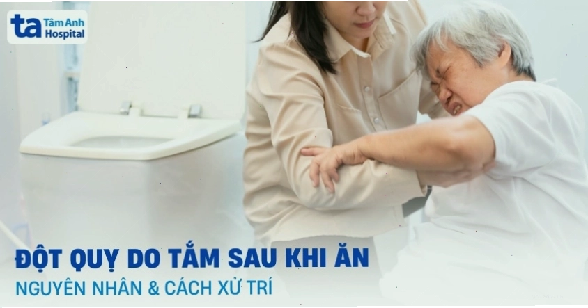 Cảnh báo nguy cơ đột quỵ khi tắm sau ăn
