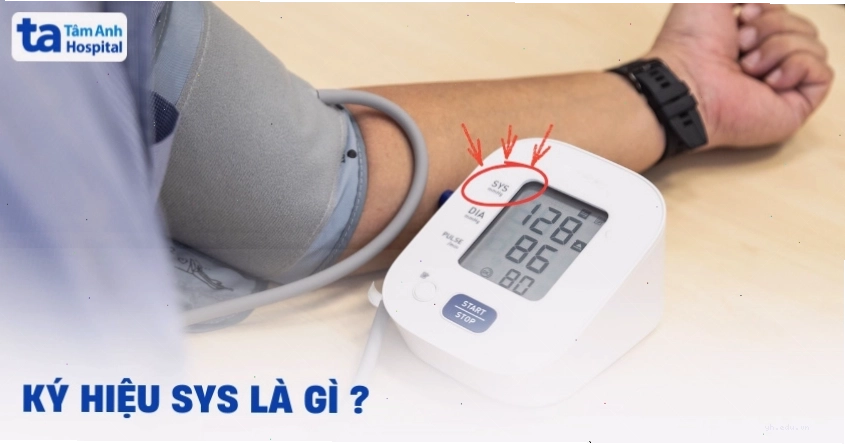 Chỉ số SYS trên máy đo huyết áp