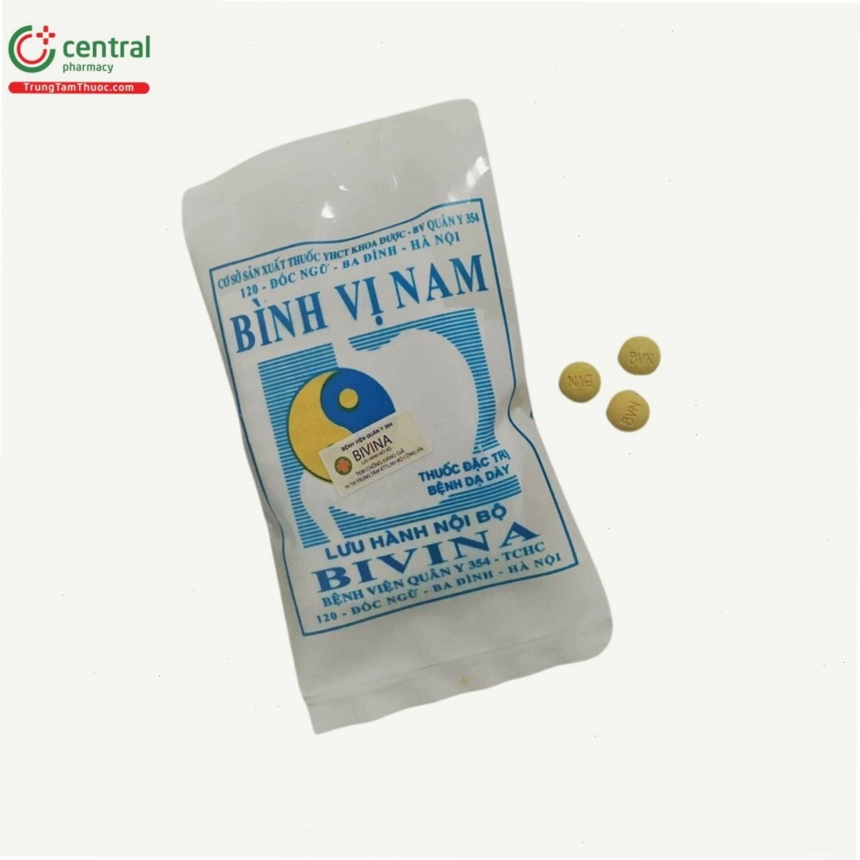 Chi tiết viên thuốc Bình Vị Nam