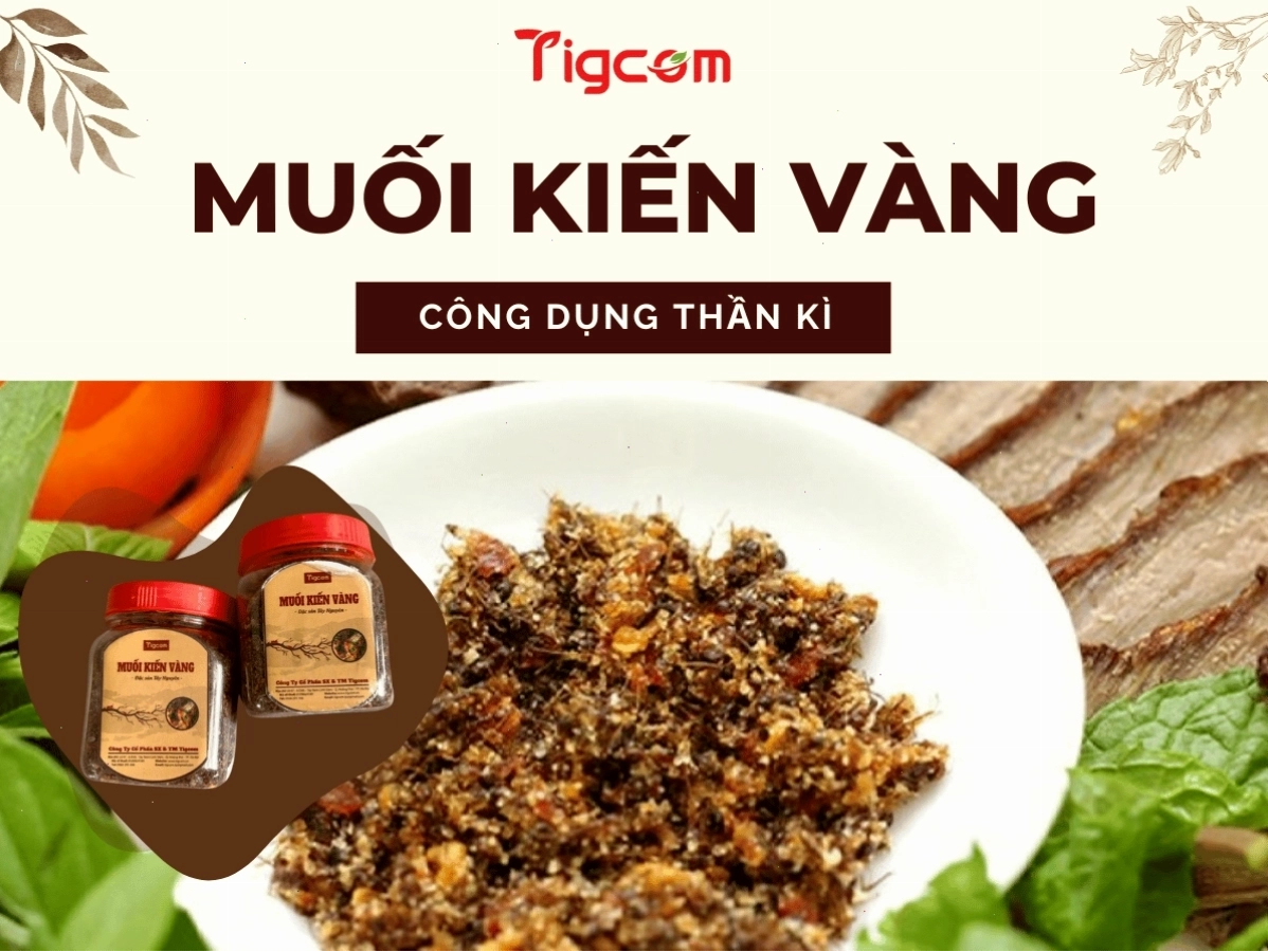 Công dụng của muối kiến vàng