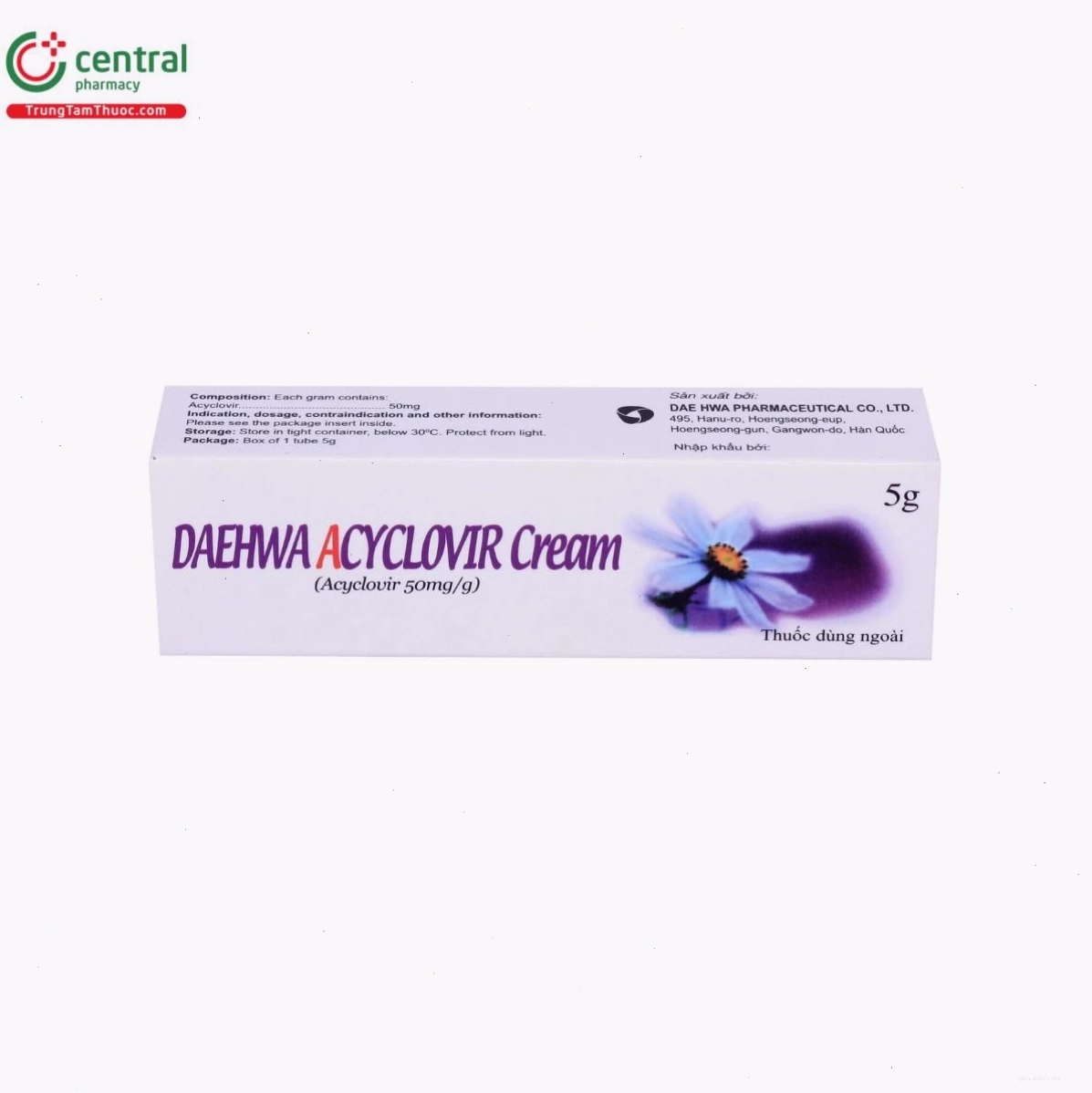 Daehwa Acyclovir Cream chi tiết