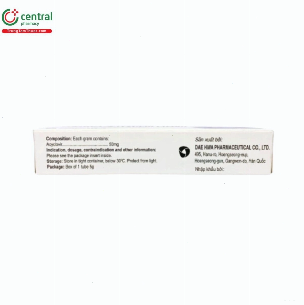 Daehwa Acyclovir Cream