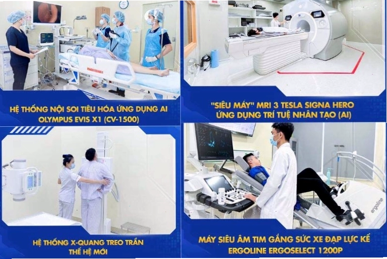 Hệ thống máy móc tại bệnh viện đa khoa Tâm Anh TPHCM