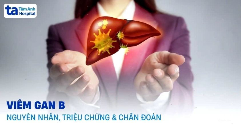 Hình ảnh minh họa cấu trúc tế bào gan bị virus viêm gan B tấn công