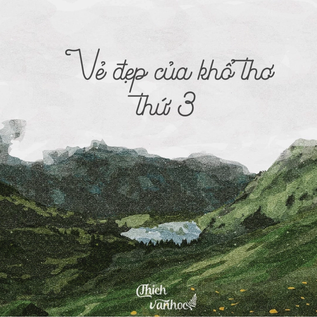 Hình ảnh minh họa khổ thơ ba trong tác phẩm văn học