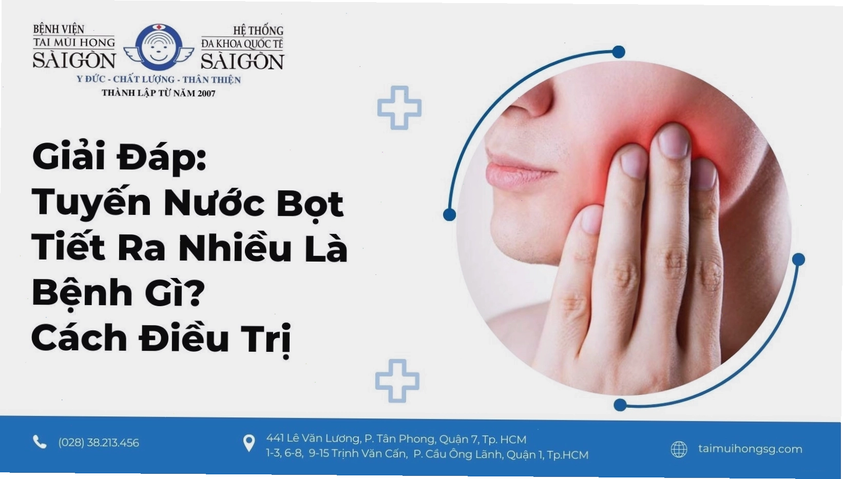 Hình ảnh minh họa thắc mắc tuyến nước bọt tiết ra nhiều là bệnh gì