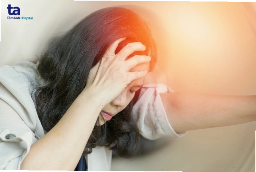Hình ảnh minh họa tình trạng đau nửa đầu migraine