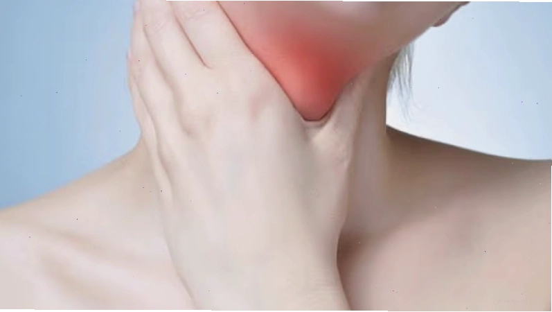 Hình ảnh minh họa tình trạng khó nuốt nước bọt gây khó chịu