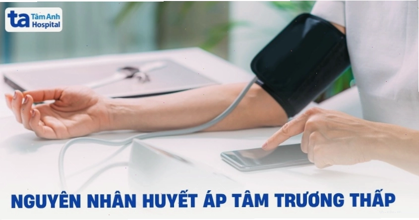 Hình ảnh minh họa về chỉ số huyết áp tâm trương thấp trên máy đo điện tử