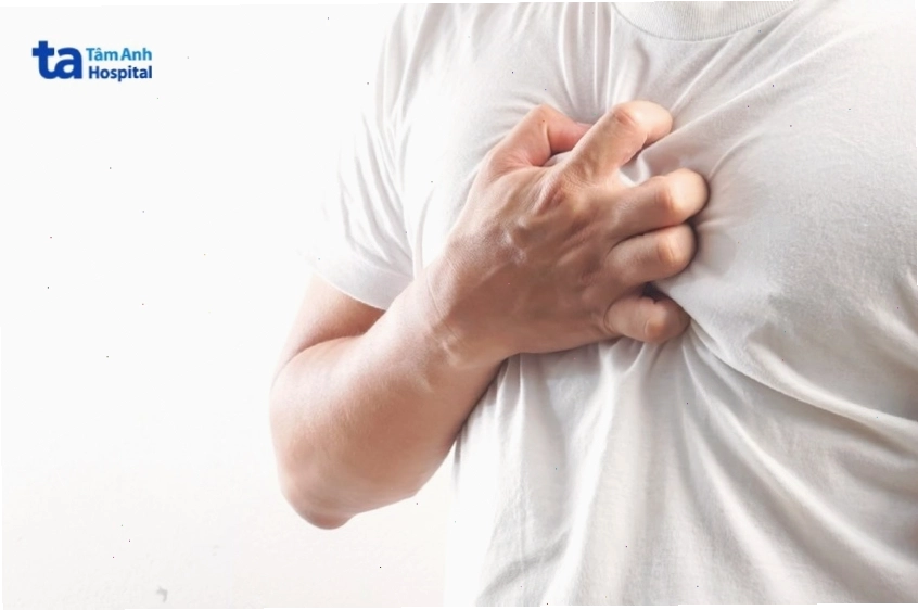 Hình ảnh mô tả cơn đau ngực cấp tính