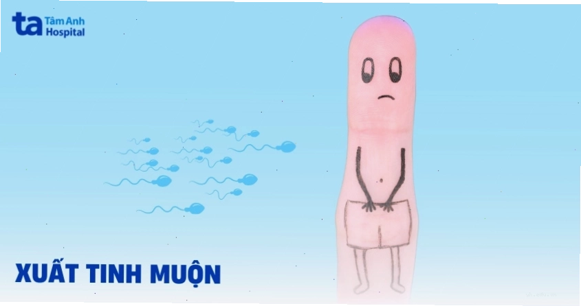 Hình ảnh mô tả về hiện tượng xuất tinh muộn ở nam giới