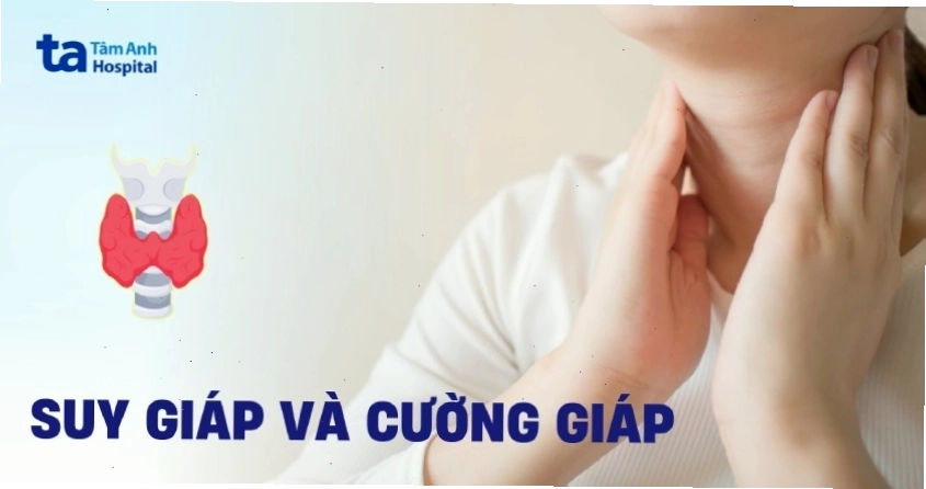 Hình ảnh so sánh giữa bệnh suy giáp và cường giáp