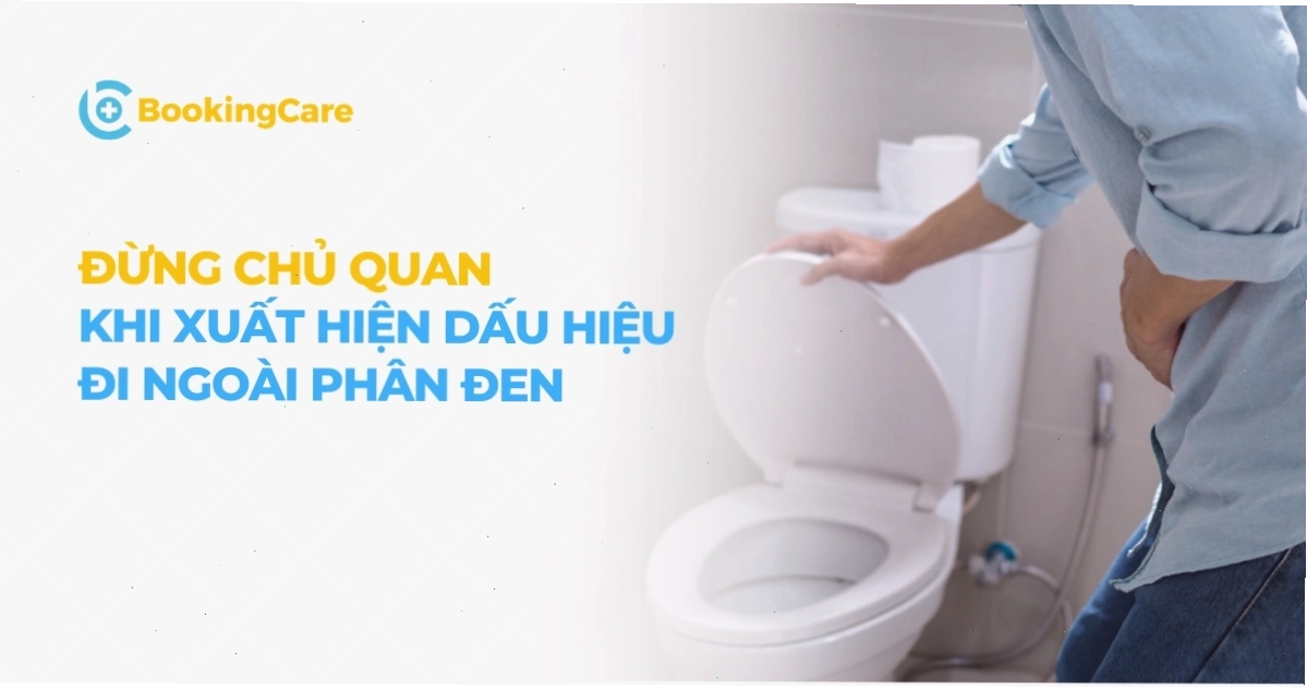 Hình ảnh thông tin tổng quan về đi ngoài phân đen