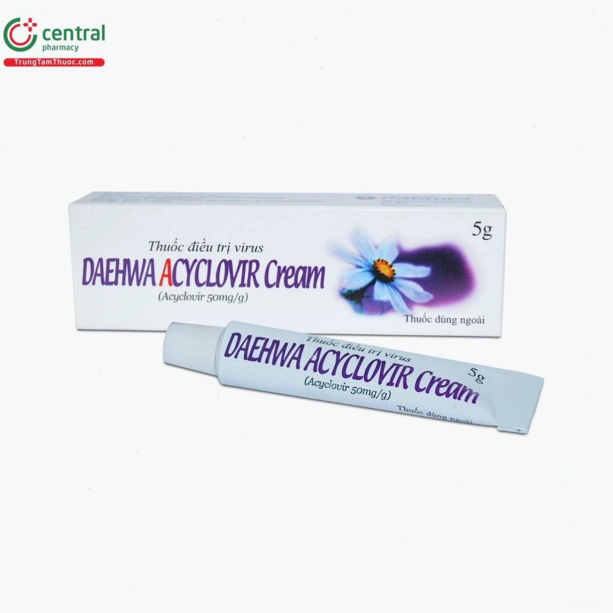 Hộp thuốc Daehwa Acyclovir Cream