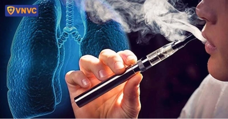 Hút thuốc lá điện tử gây hại phổi