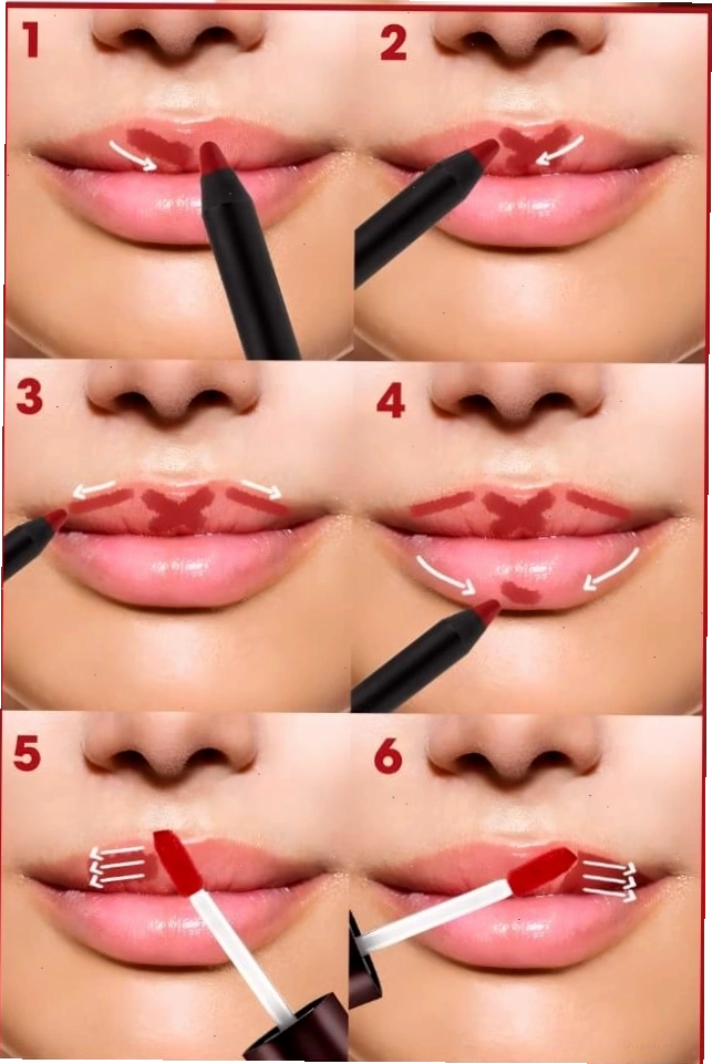 Kẻ viền môi tự nhiên