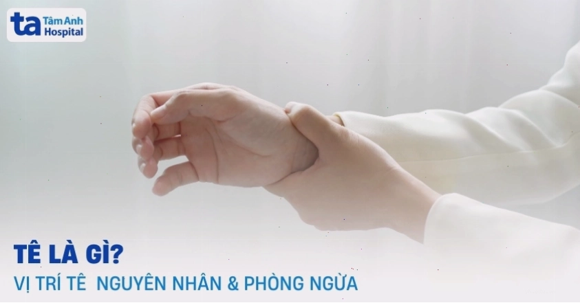 Minh họa tình trạng tê bì lan tỏa toàn bộ cơ thể