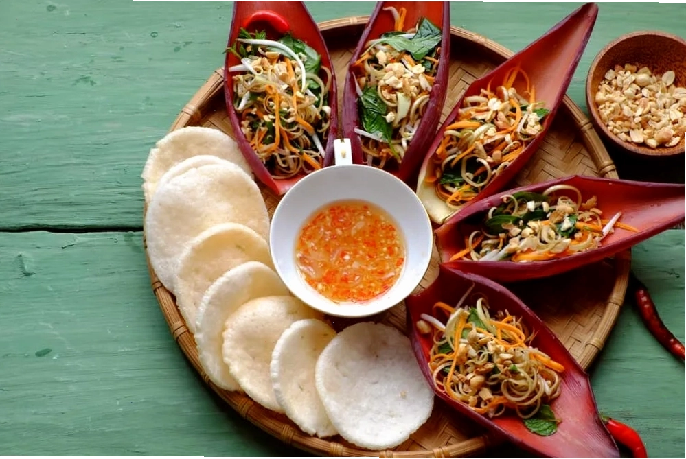 Món nộm bắp chuối thanh mát