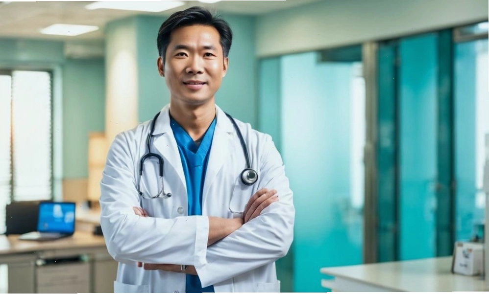 Người bệnh được bác sĩ thăm khám và tư vấn nội soi
