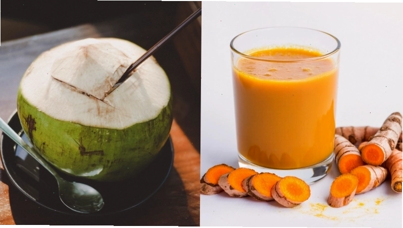 Nhiều người quan tâm đến thắc mắc nghệ nấu với nước dừa uống trị bệnh gì