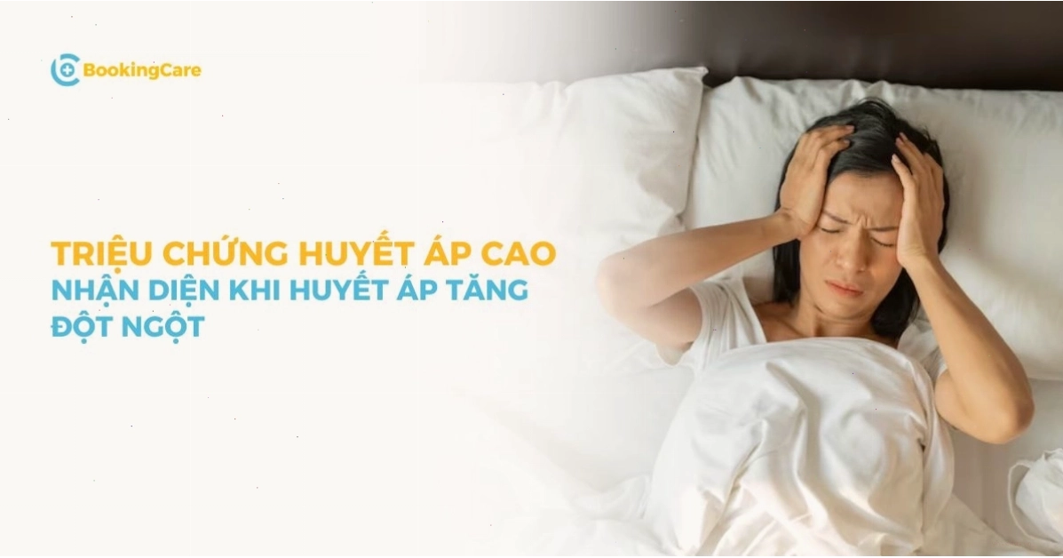 Nhức đầu dữ dội là triệu chứng huyết áp cao đột ngột