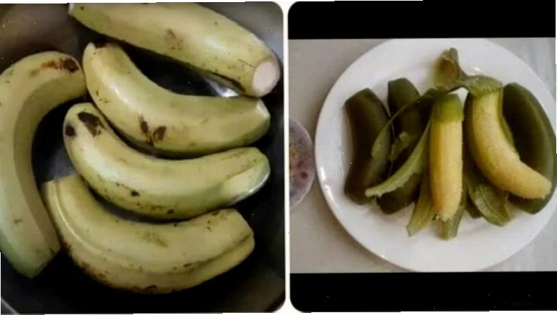 Những quả chuối xanh tươi