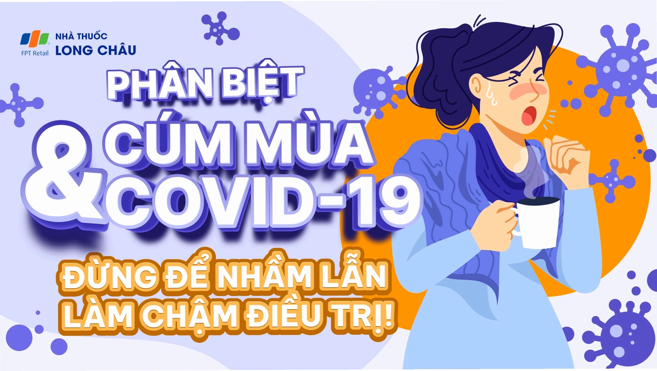 Phân biệt cúm mùa và COVID-19