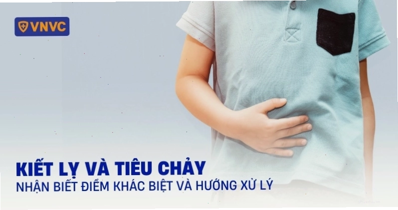Phân biệt giữa kiết lỵ và tiêu chảy thông thường