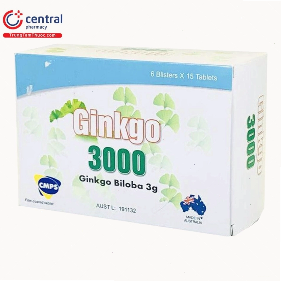 Sản phẩm hỗ trợ não bộ Ginkgo 3000