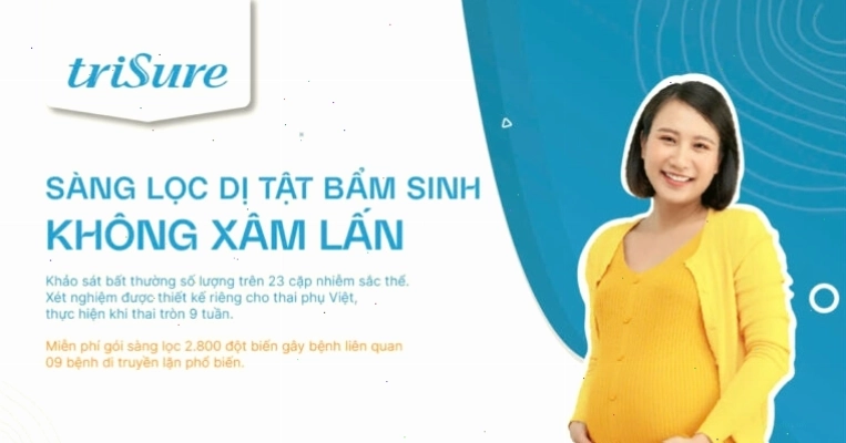 Sàng lọc dị tật trước sinh triSure NIPT