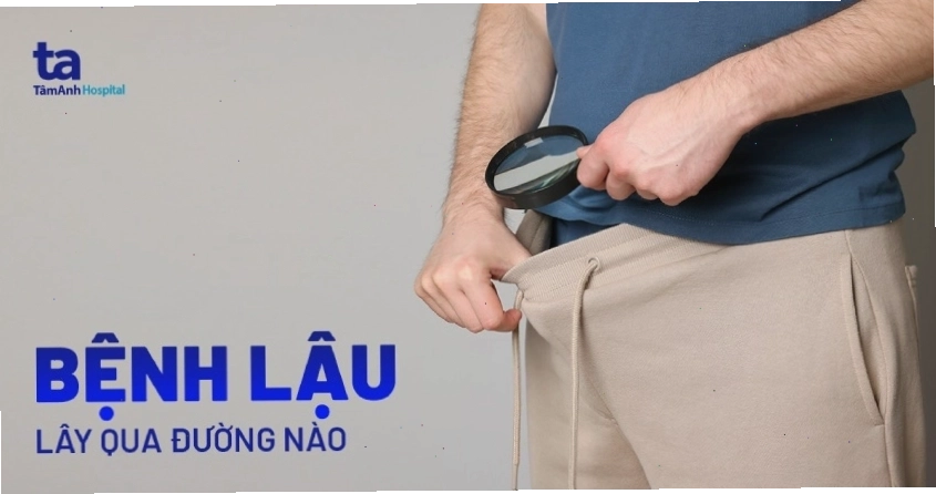 Sơ đồ mô phỏng quá trình lây truyền bệnh lậu qua các con đường