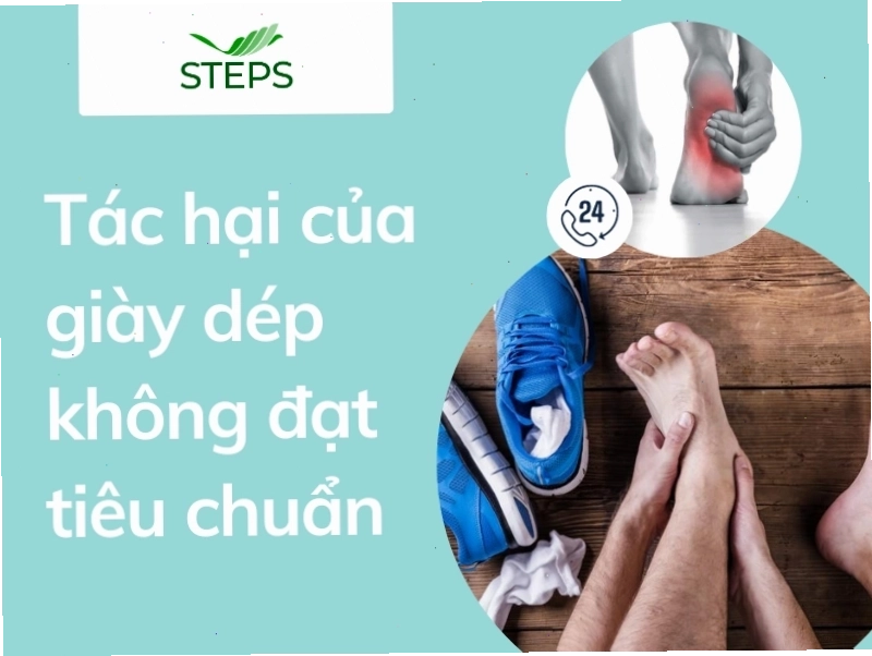 Tác hại của giày dép không đạt chuẩn