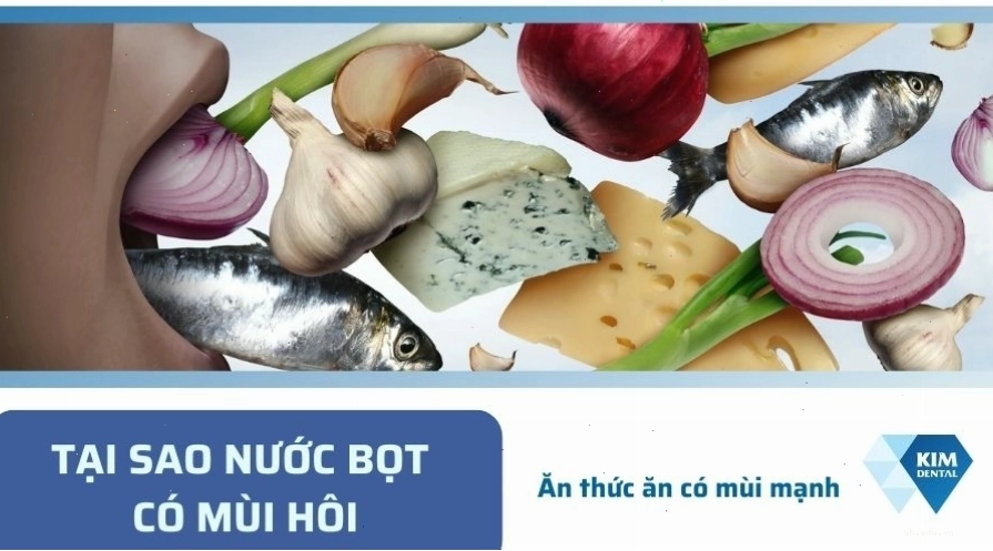 Thực phẩm có mùi mạnh gây ảnh hưởng trực tiếp đến hơi thở