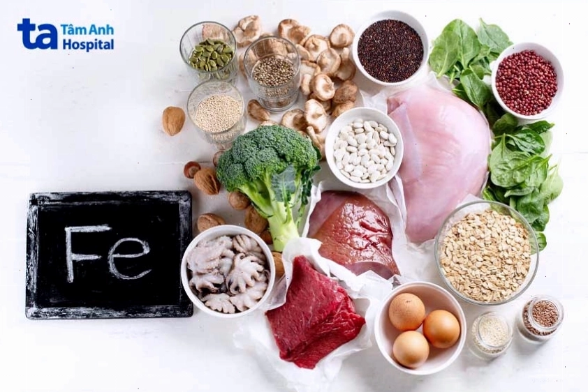 Thực phẩm giàu sắt cho người thiếu máu