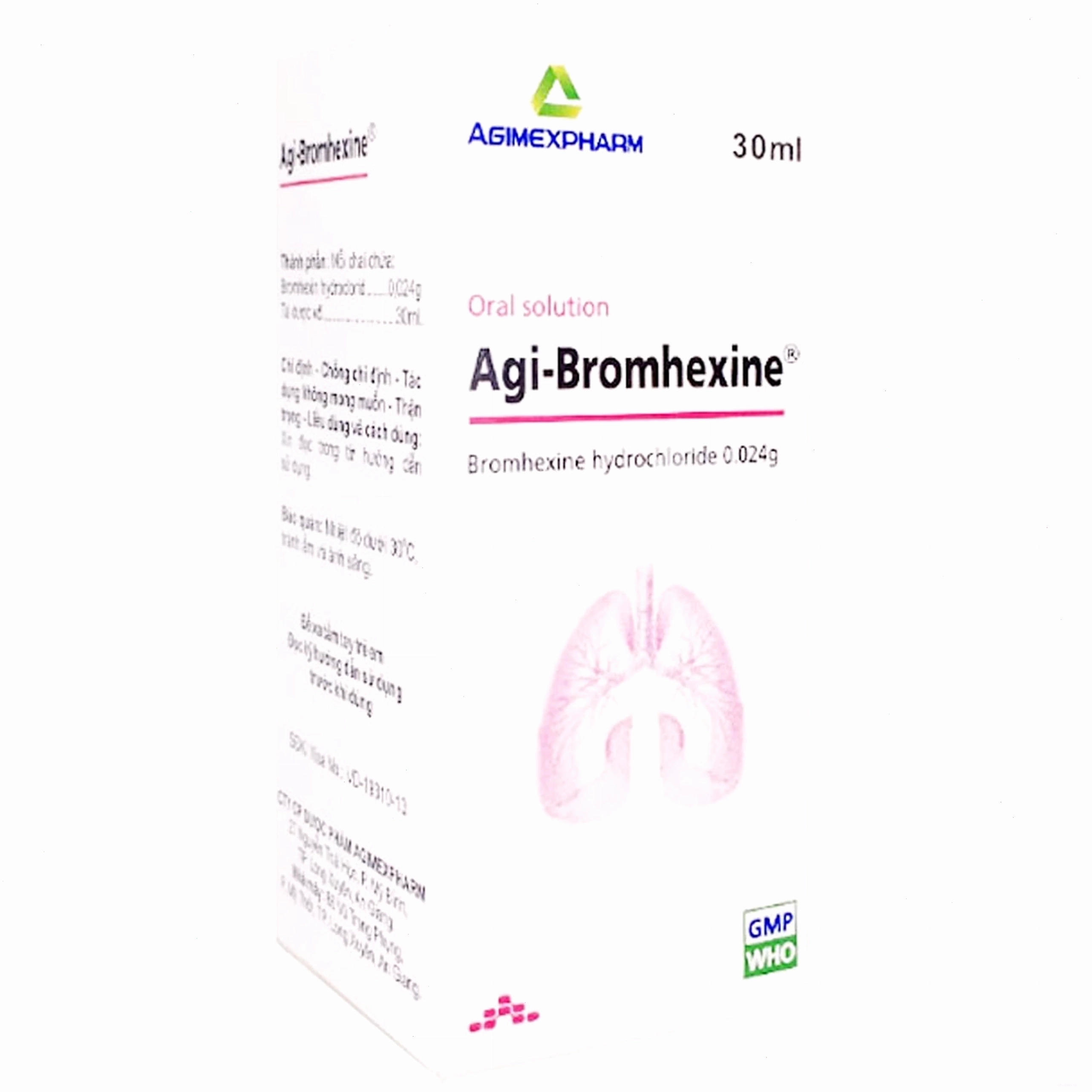 Thuốc Agi-Bromhexine giúp làm loãng đờm trong các bệnh phế quản phổi