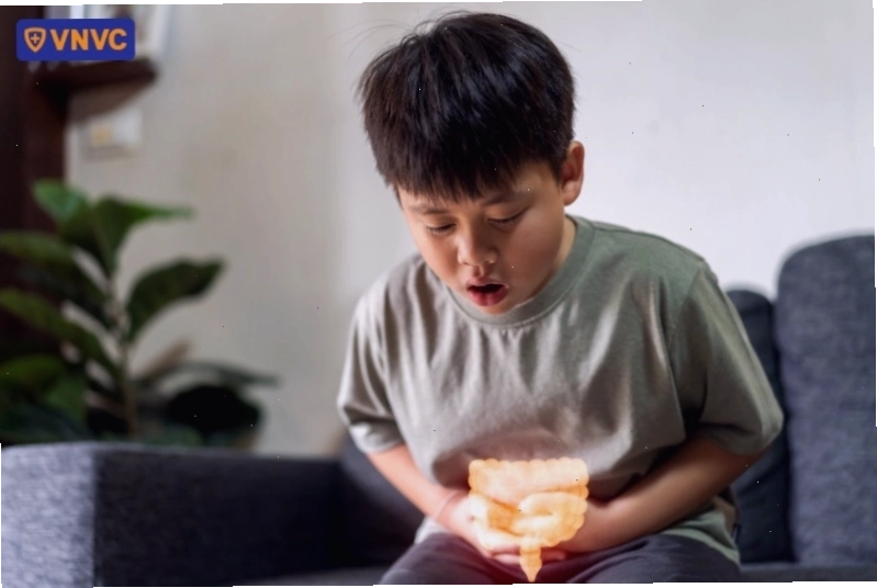 Trẻ em bị đau bụng do bệnh đường ruột