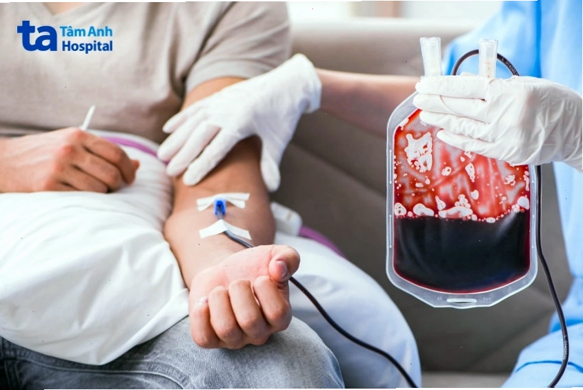 Truyền máu trong điều trị thiếu máu